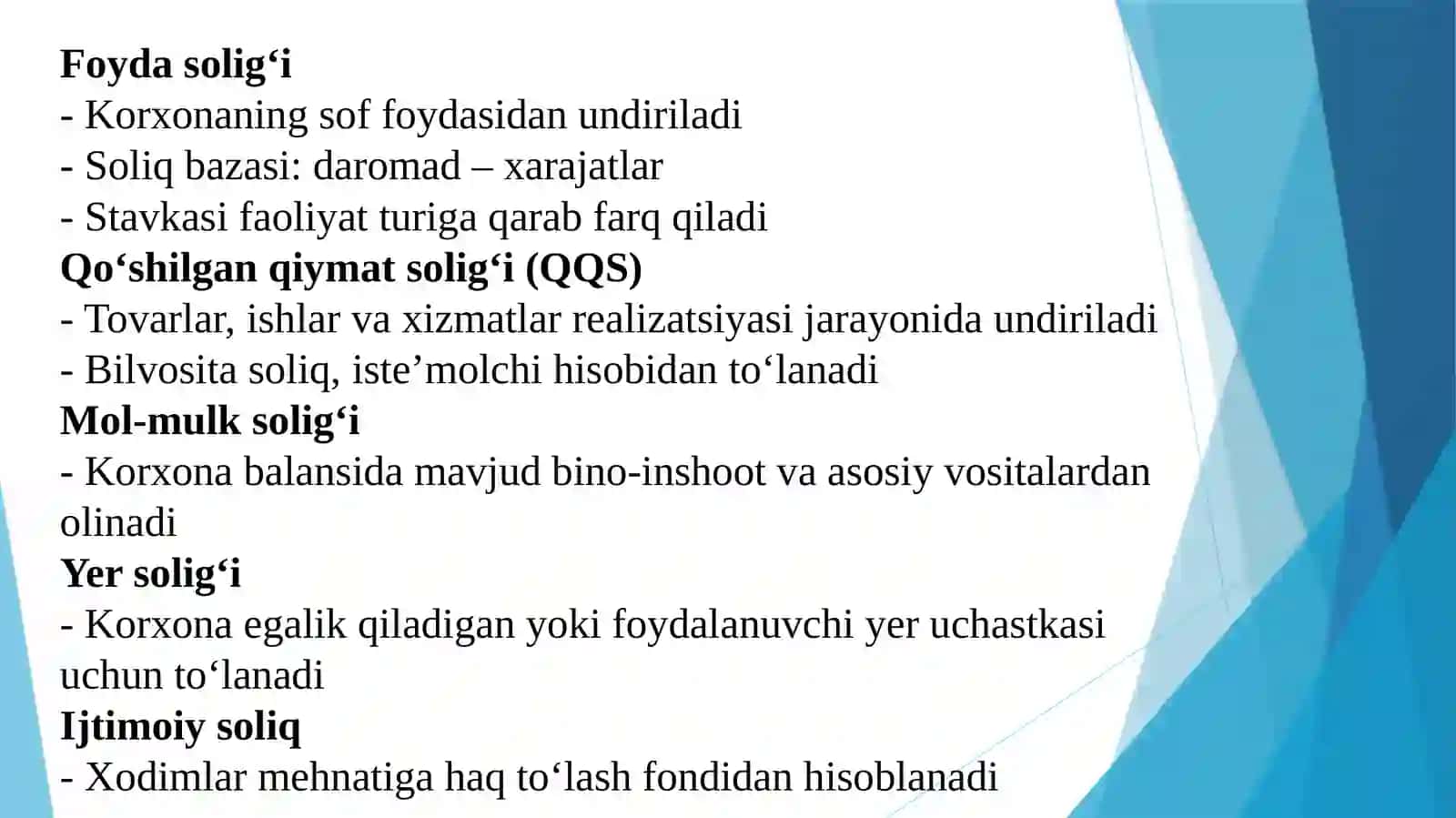 Yuridik va jismoniy shaxslarni soliqqatortishning o'ziga xos xususiyatlar 4
