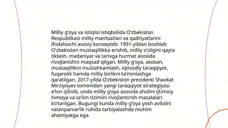 O'zbekistonning o'z istiqlol va taraqqiyoti yo'li 4