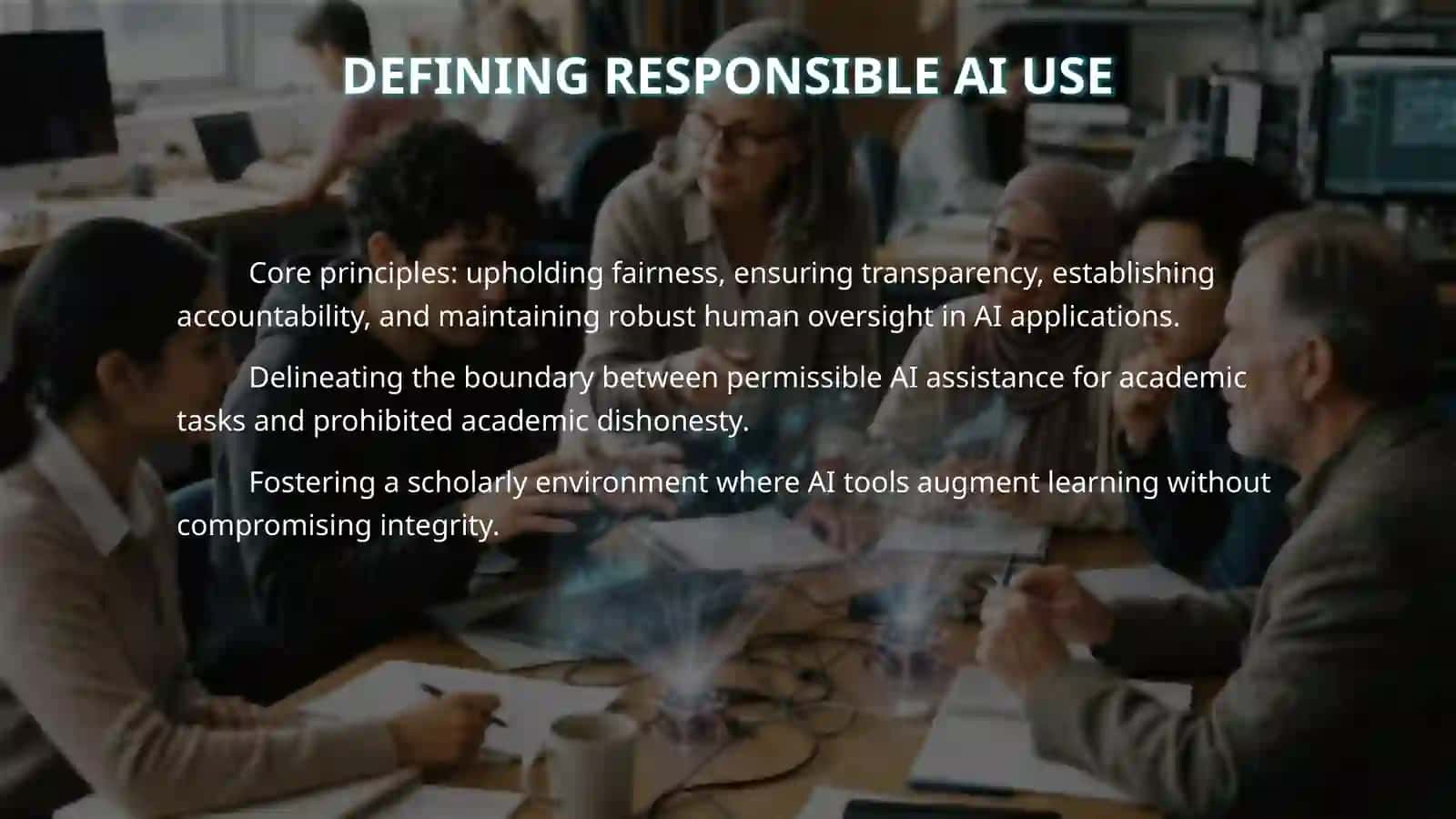 Responsible and Ethical Use of AI in academia 4