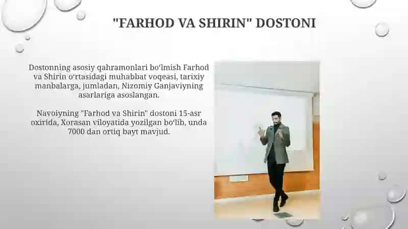 Alisher Navoiy mavzusida taqdimot 4