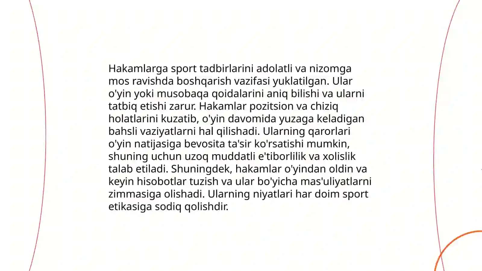Gandbol oʻyinida hakamlik qoidalari 4