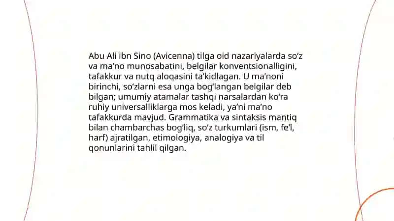 Sharq allomalari tilshunoslik tarixidagi umumiy roli va qarashlari 4