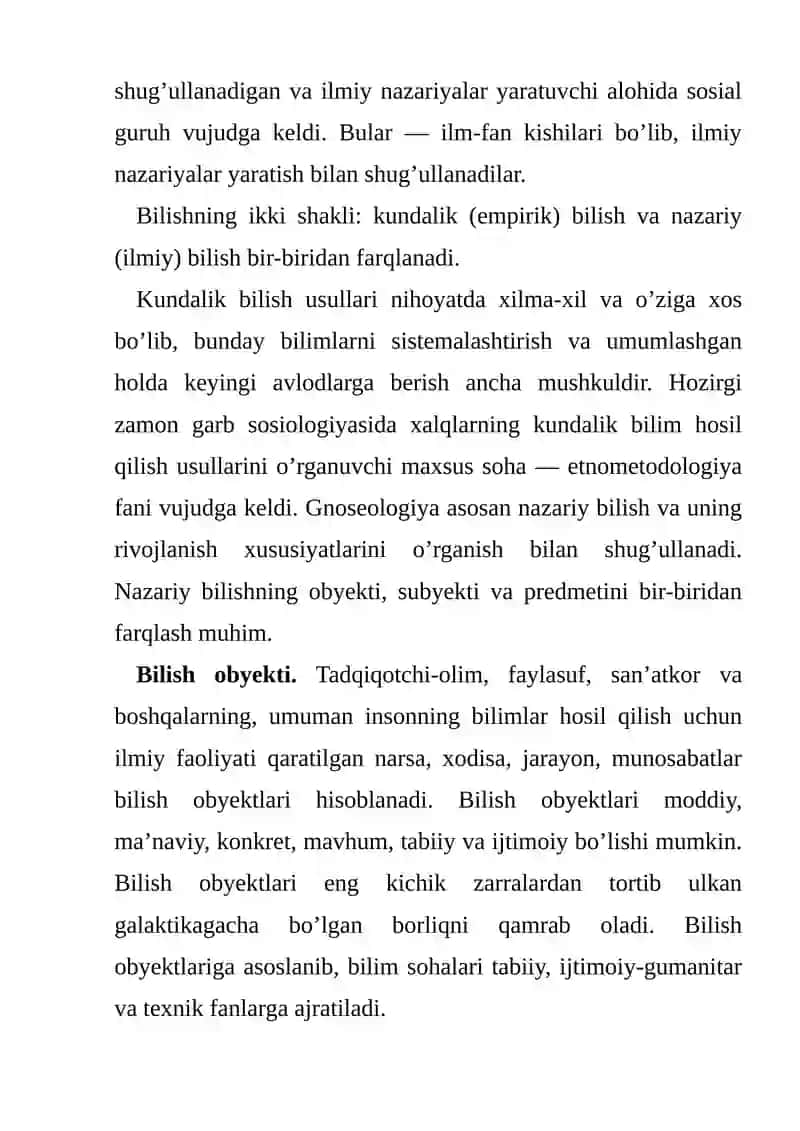 Bilish falsafasi 4