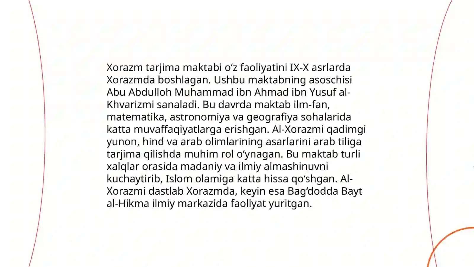 Xorazm tarjima maktabi va unda ijod qilgan tarjimonlar 4