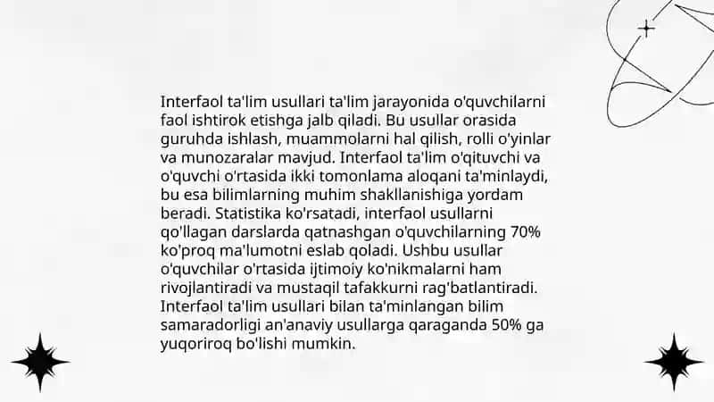 An'anaviy ta'lim metodlari 4
