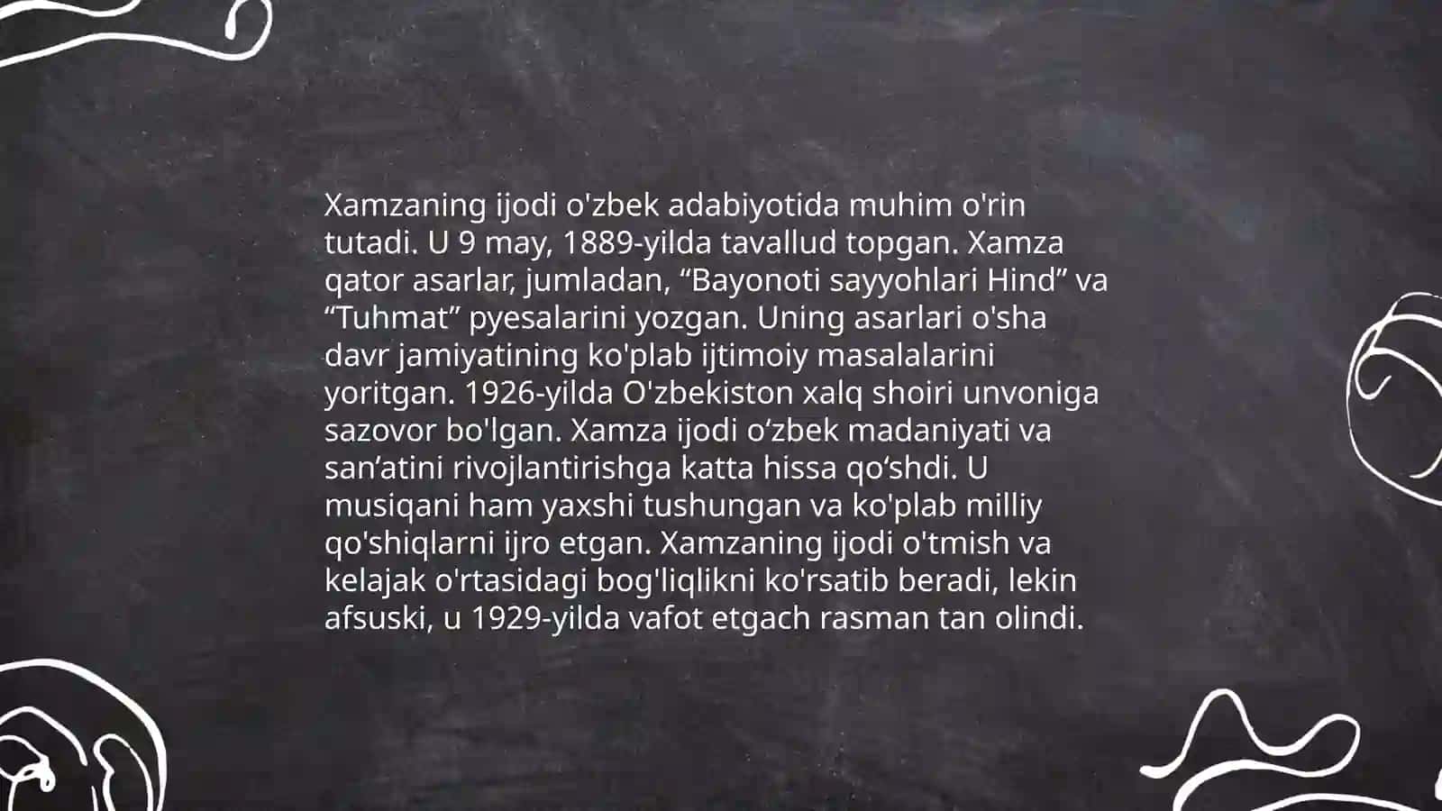 Xamza Xakimzoda Niyoziyning hayoti 4