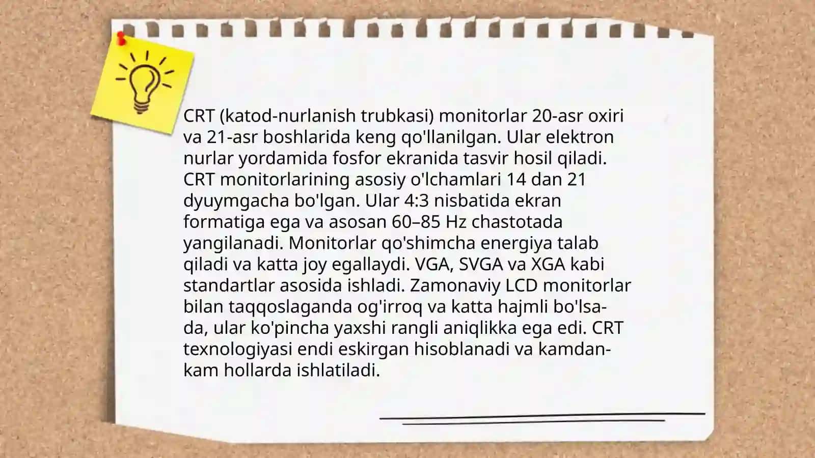 Monitor va sichqoncha qurilmalarining turlari 4