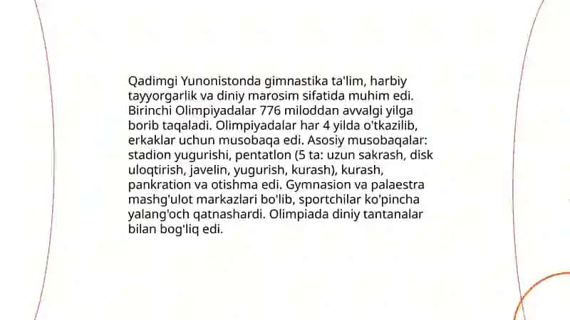 Gimnastika tarixi haqida 4