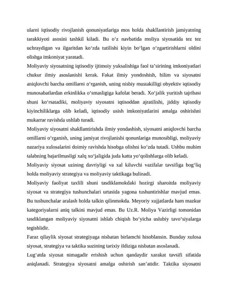 Moliyaviy siyosat 4