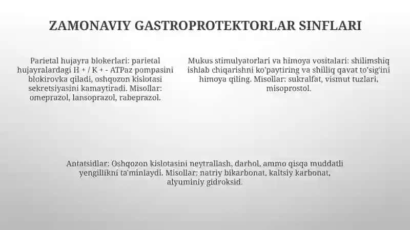 Zamonaviy Gastroprotektorlar 4