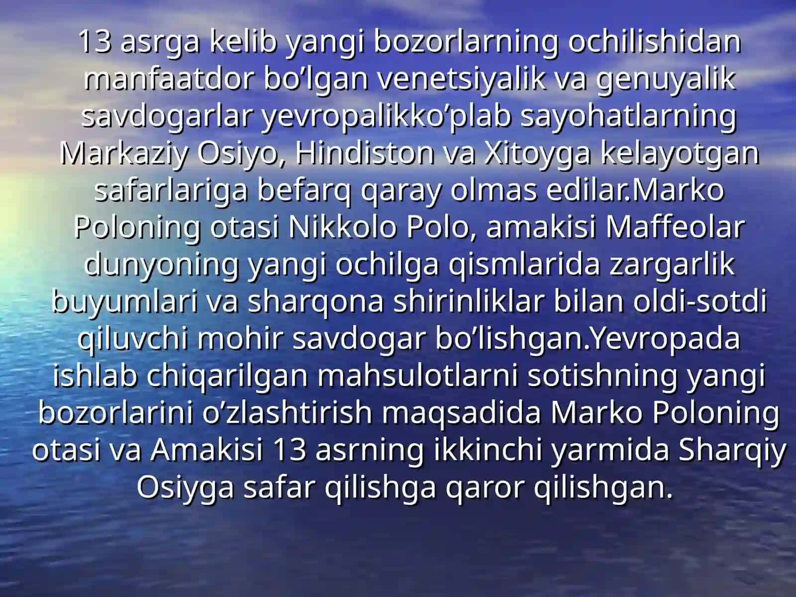 MARKO POLO 4