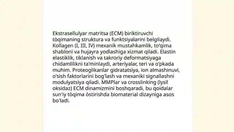 Biriktiruvchi tòqima xilma xilligi, evolutsion taraqqiyoti, suniy tòqima òstirish Tulumurotova Mavluda 4