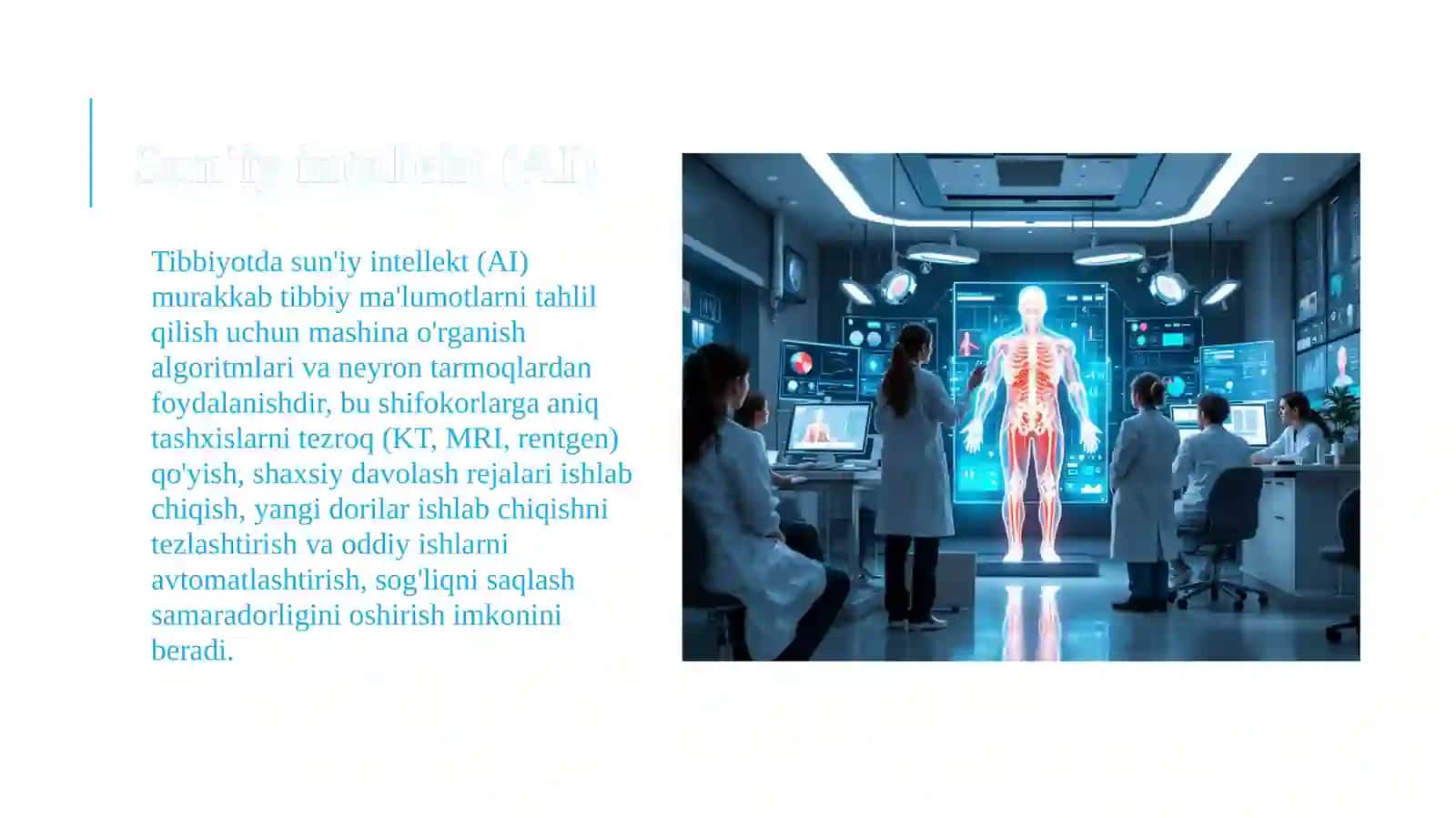 Tibbiyotdasun’iyintellekt:Fikrlaydiganmashinalarvaonglirobotlarningrivojlanishistiqbollari 4