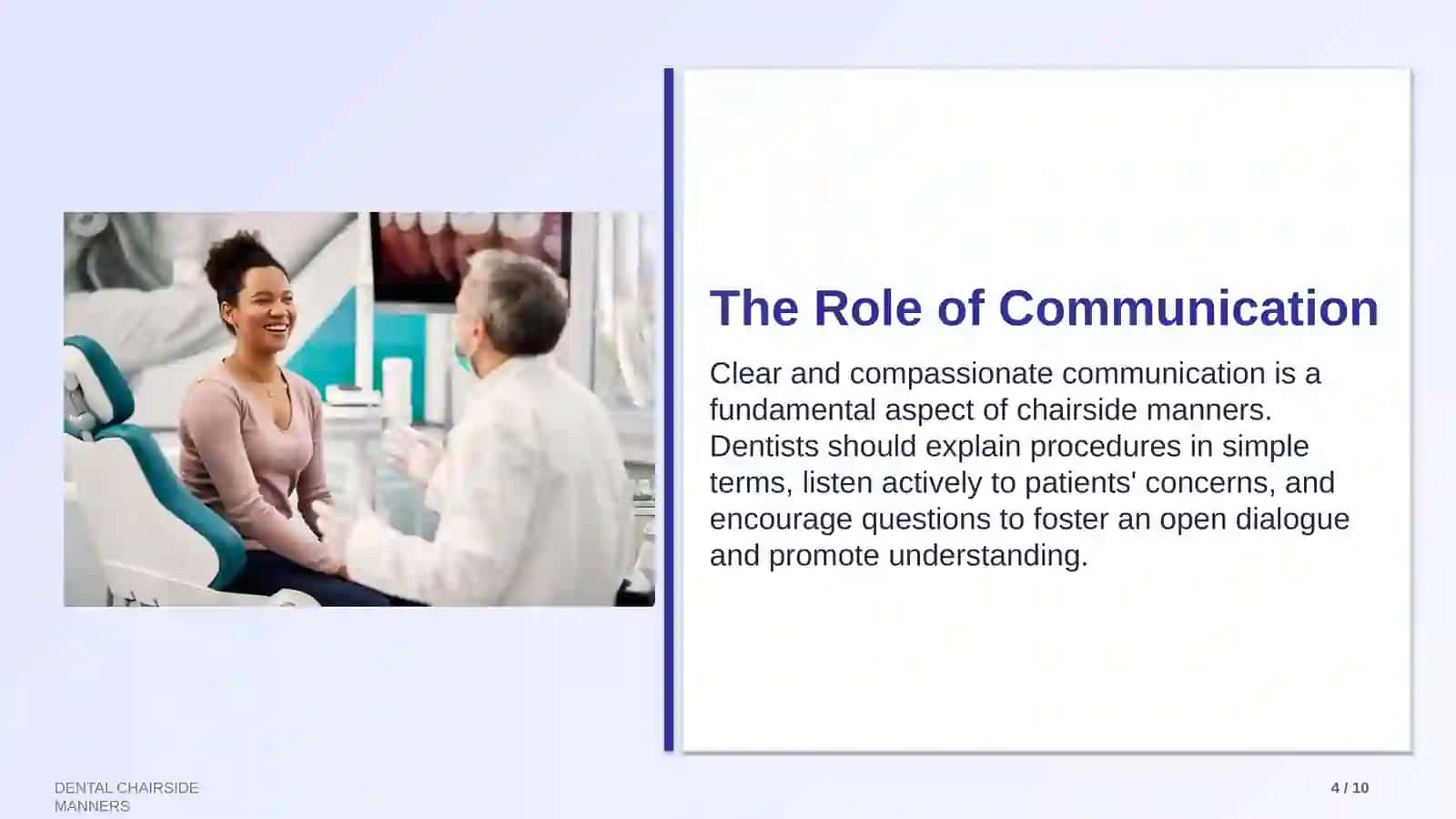 Dental Chairside Manners 4
