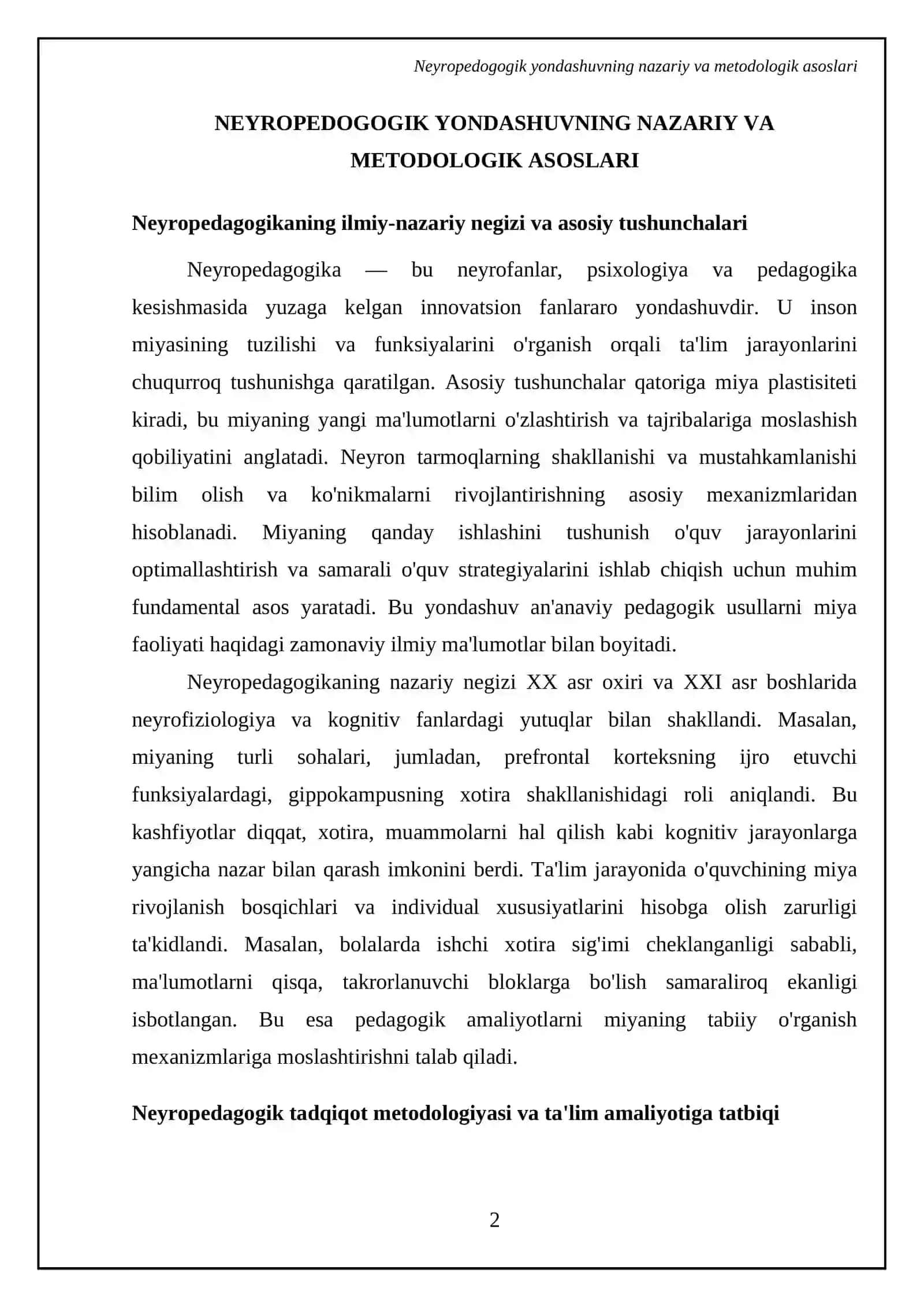 Neyropedogogik yondashuvning nazariy va metodologik asoslari 4