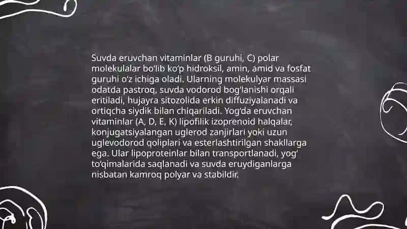 Vitaminlar tuzilishi 4