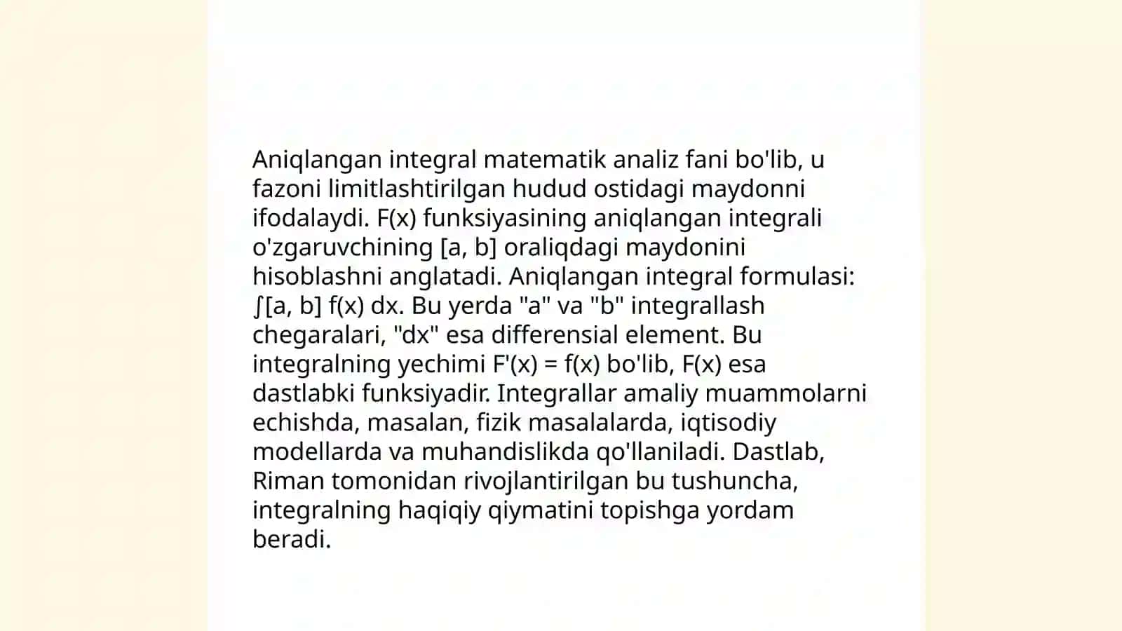 Integral 4