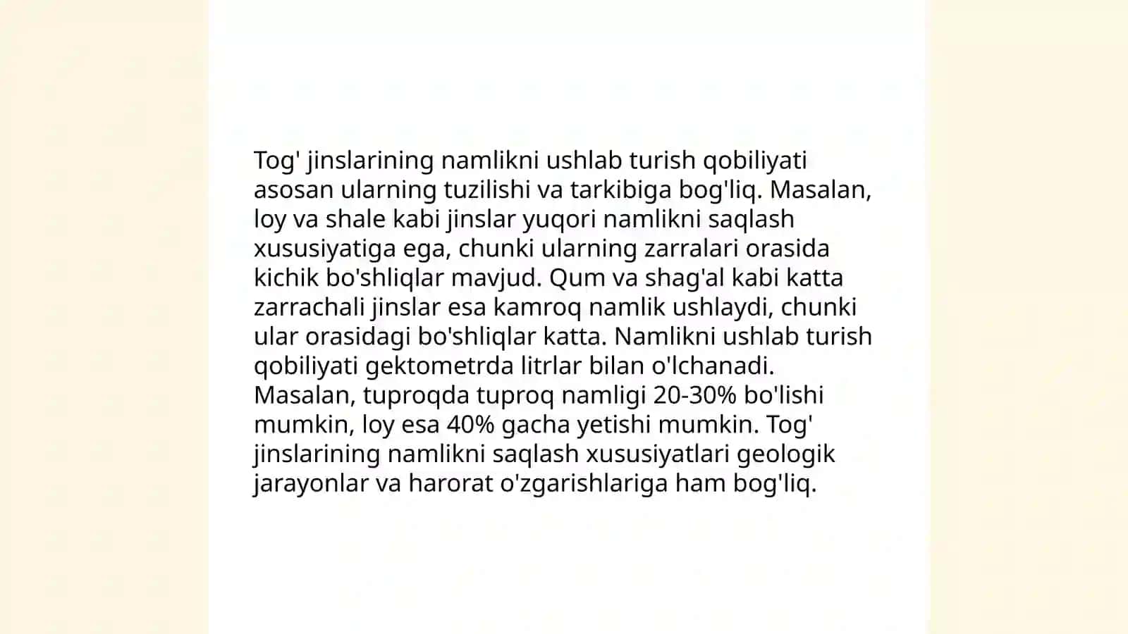 Namlik sig'imi va uning turlari 4