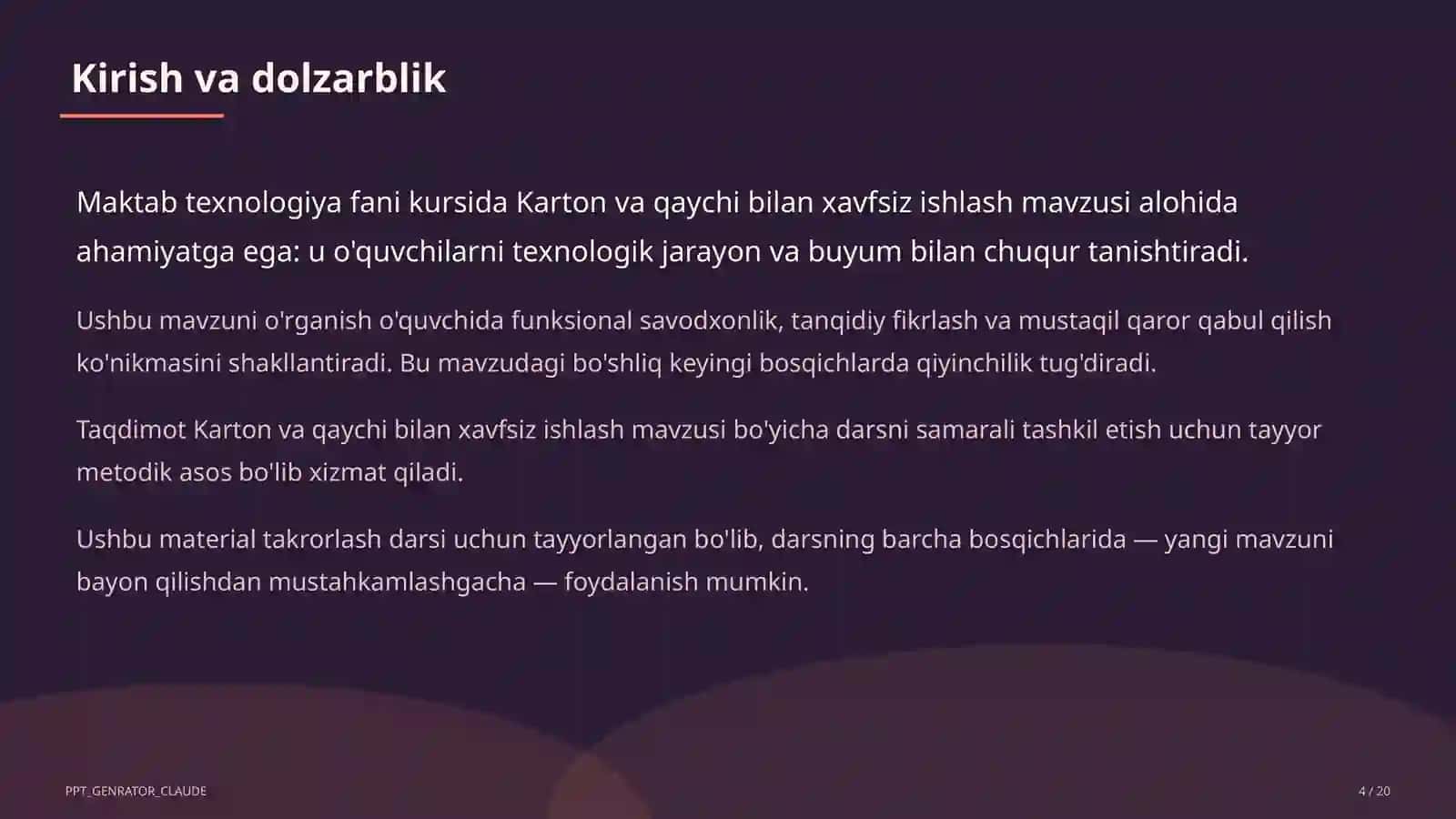 Karton va qaychi bilan xavfsiz ishlash (2-sinf) 4