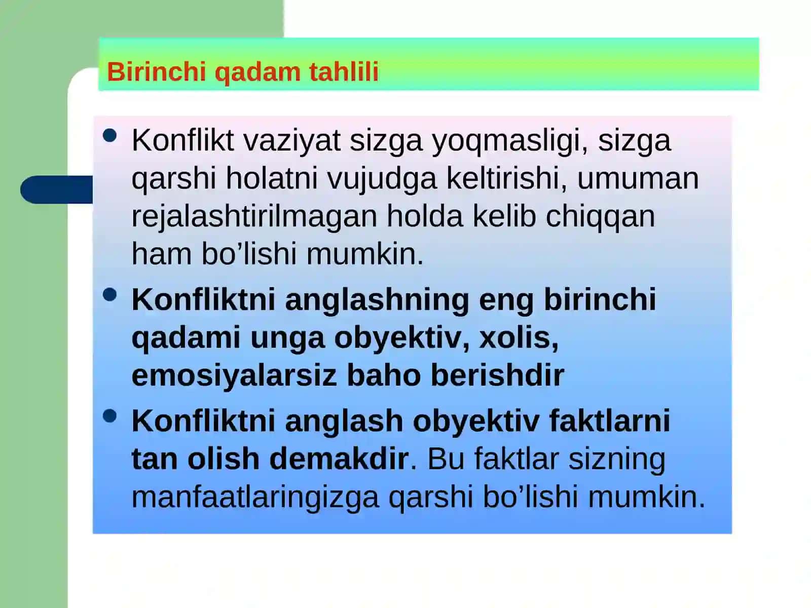 KONFLIKTLARNI BOSHQARISH TARTIBLARI VA USULLARI 4