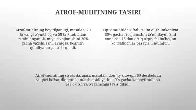 Qobilyat rivojiga ta'sir ko'rsatuvchi omillar 4