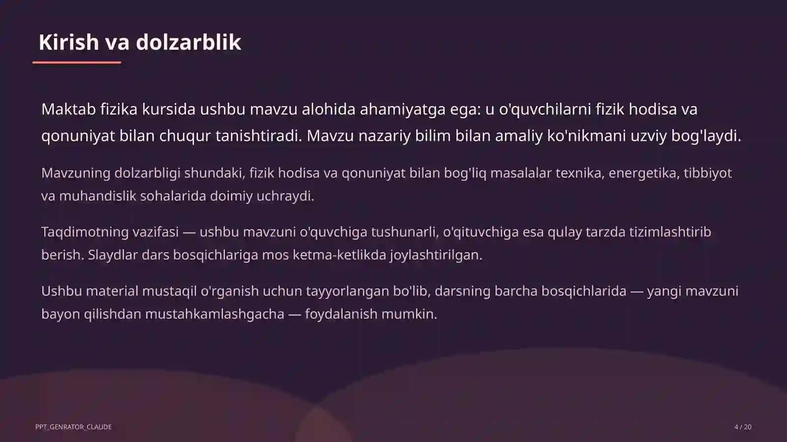 Geometrik optika: yorug'likning qaytishi va sinishi (11-sinf) 4