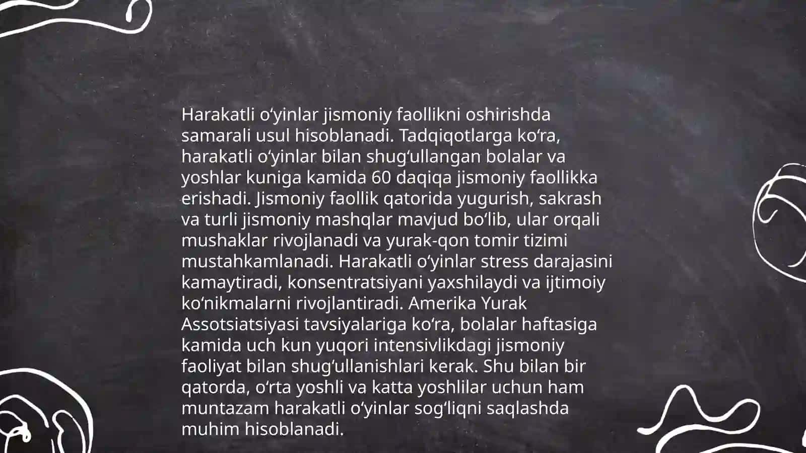 Harakatli o‘yinlar 4