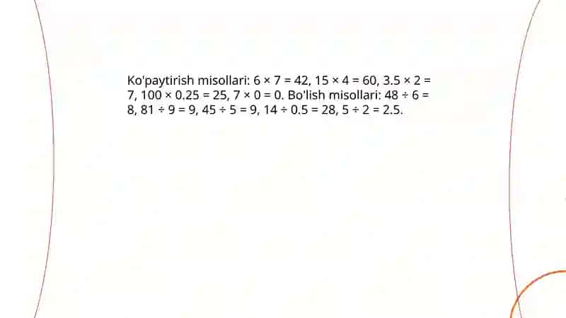 Hisoblashga oid misollar 4