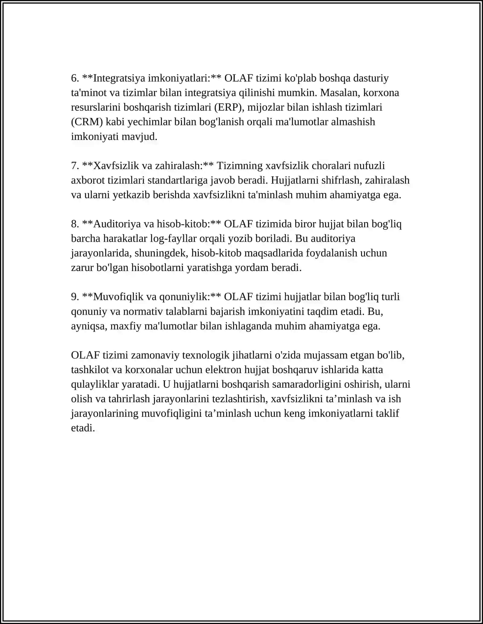 OLAF TIZIMI 4