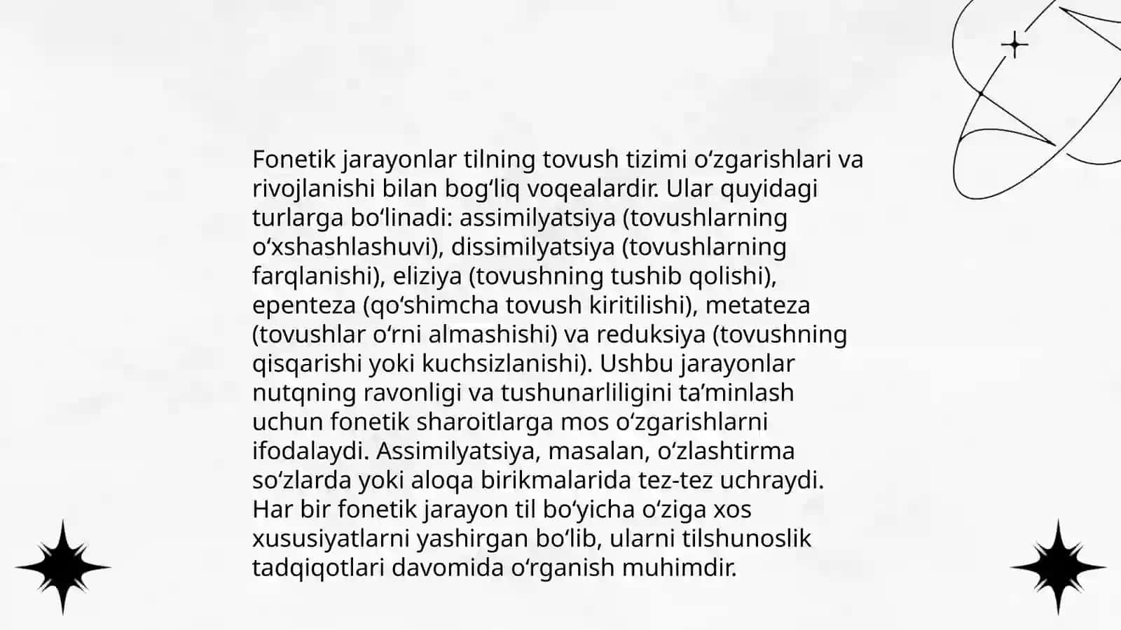 Nutq tovushlarining fonetik o'zgarishlari 4