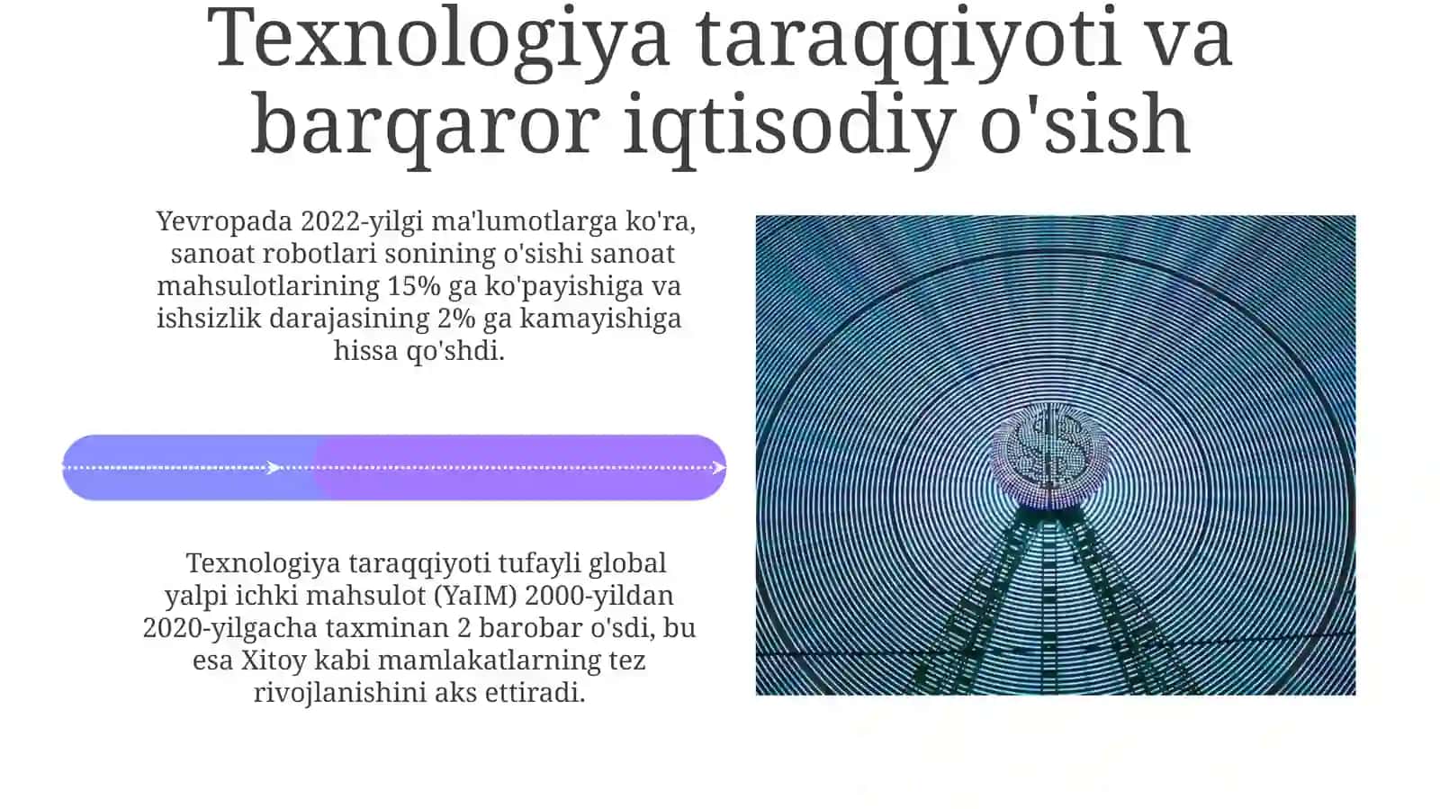 Texnologik taraqqiyotni iqtisodiy o'sish modellarida aks ettirish 4