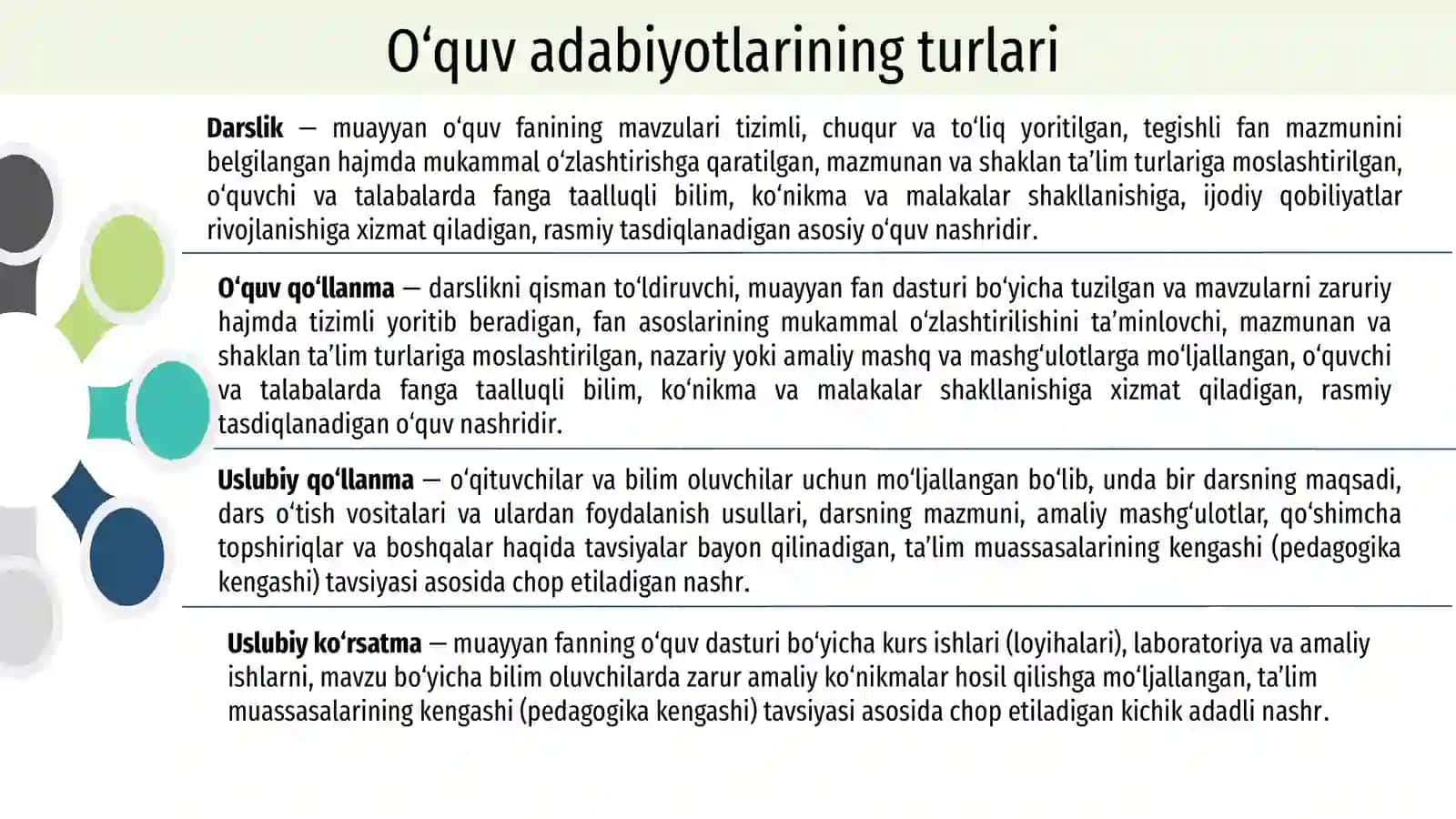 Mavzu: USLUBIY ISHLARNI TAYYORLASHGA QO‘YILADIGAN TALABLAR 4