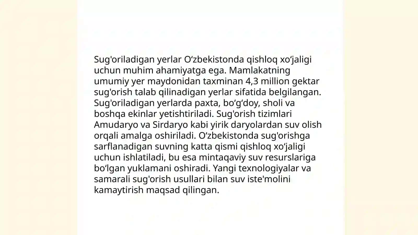 Yer resurslarini ma'ruzalashning metodologik asoslari 4