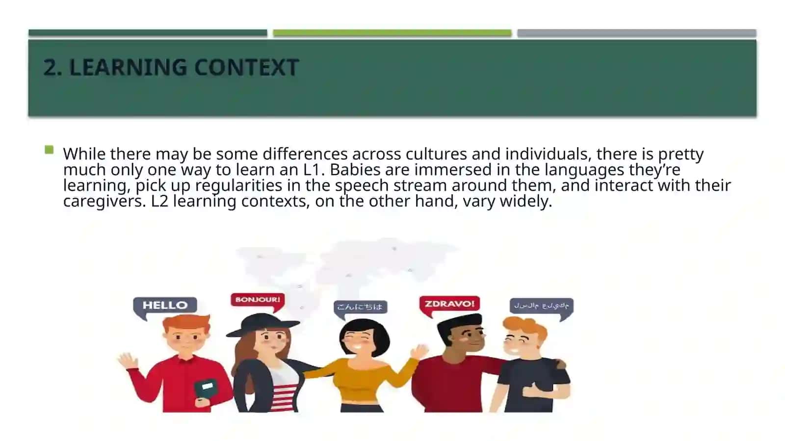DIFFERENCE BETWEEN L1 AND L2 SPEAKING 4