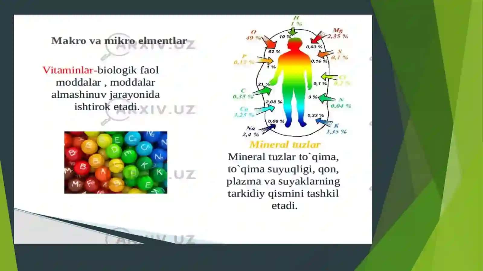 Oziq eritmasida makro va mikroelementlar nisbati va ularning o’simlik tomonidan o’zlashtirishini tahlil qilish 4