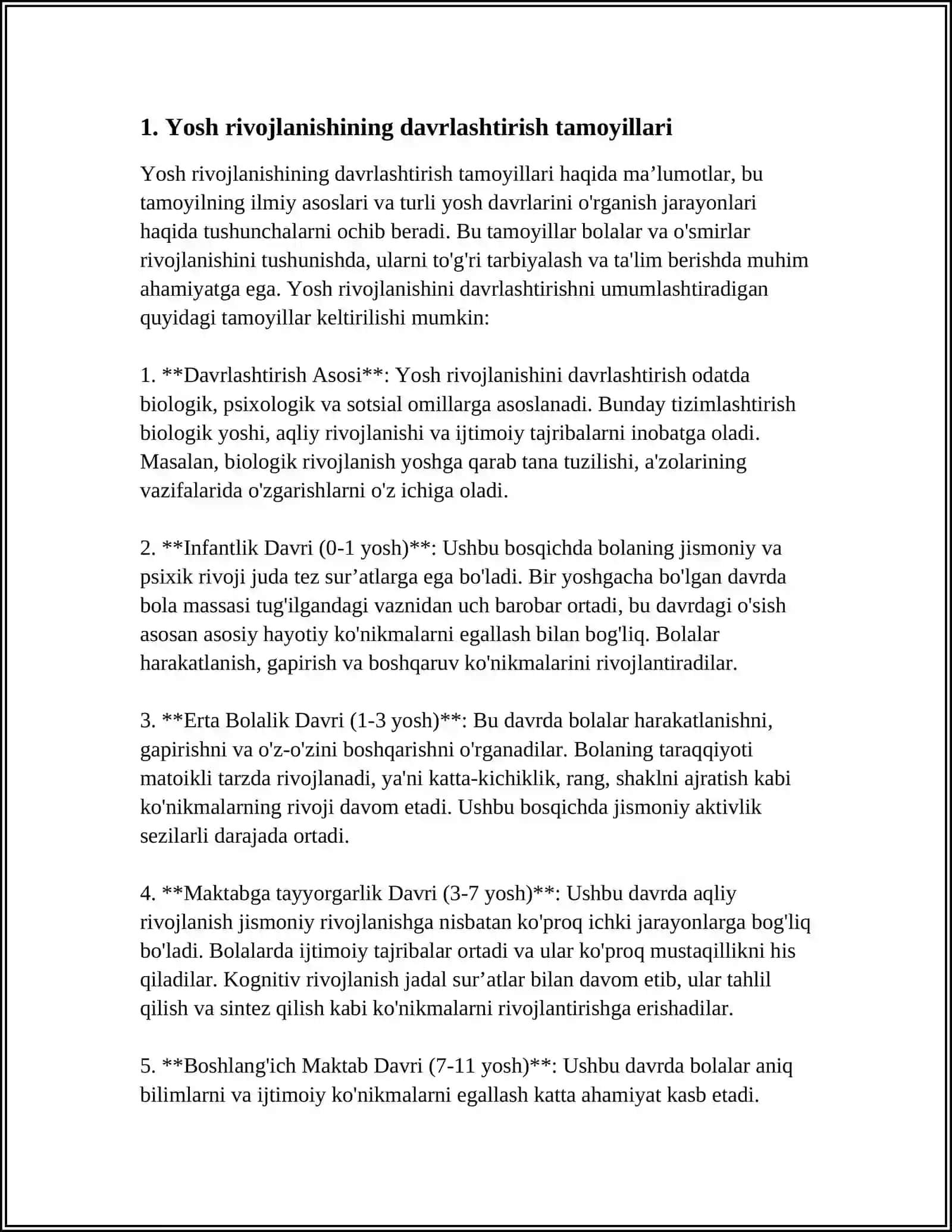 YOSH VA PEDAGOGIK PSIXOLOGIYA FANINING TADQIQOTI 4
