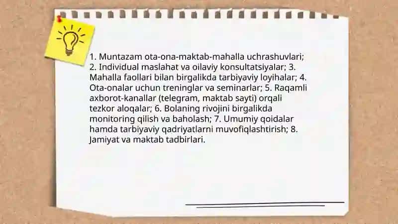 Bola tarbiyasida oila, mahalla va maktab hamkorligi 4