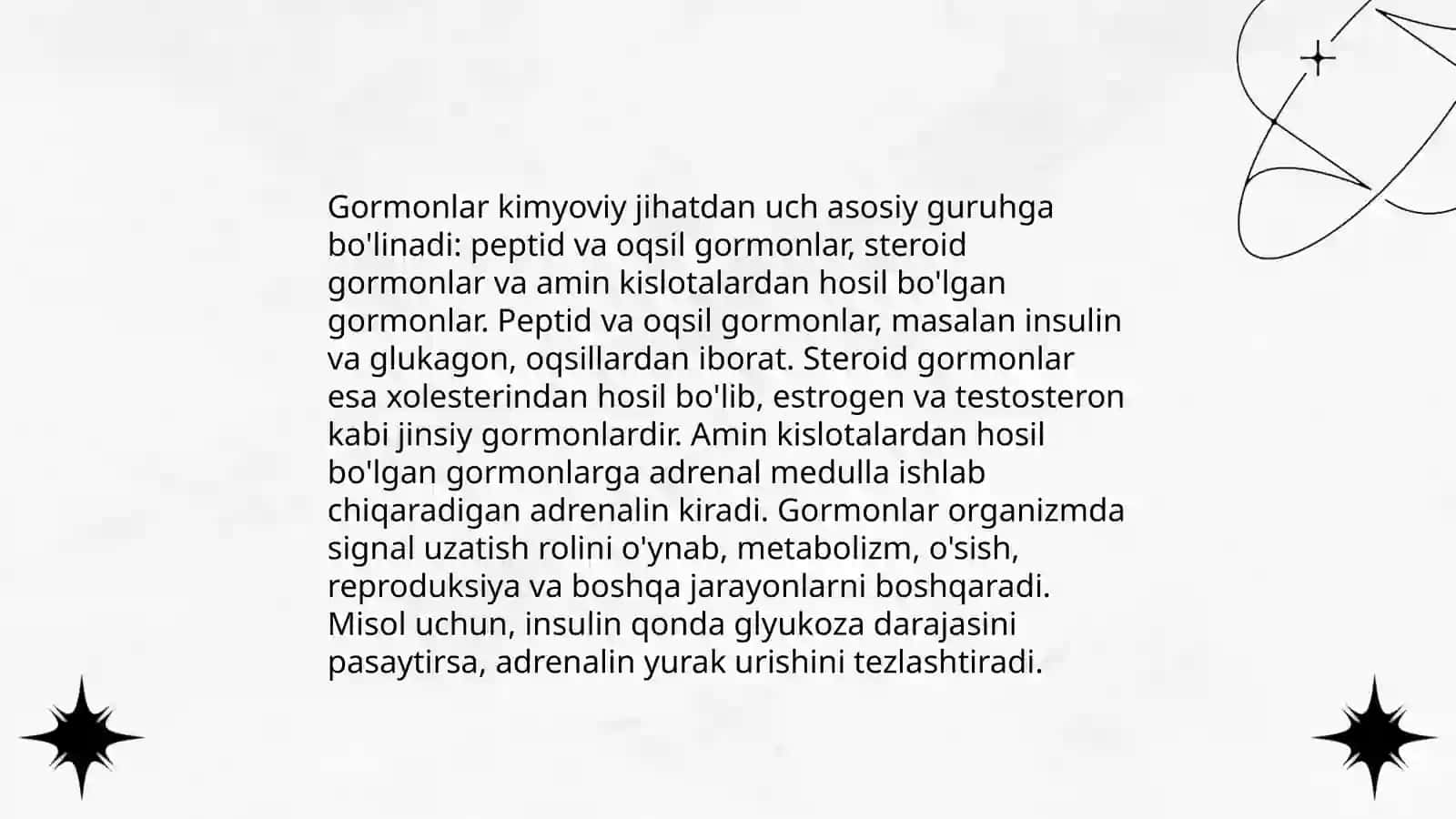 Oqsil tabiatli peptidlar va gormonlar 4