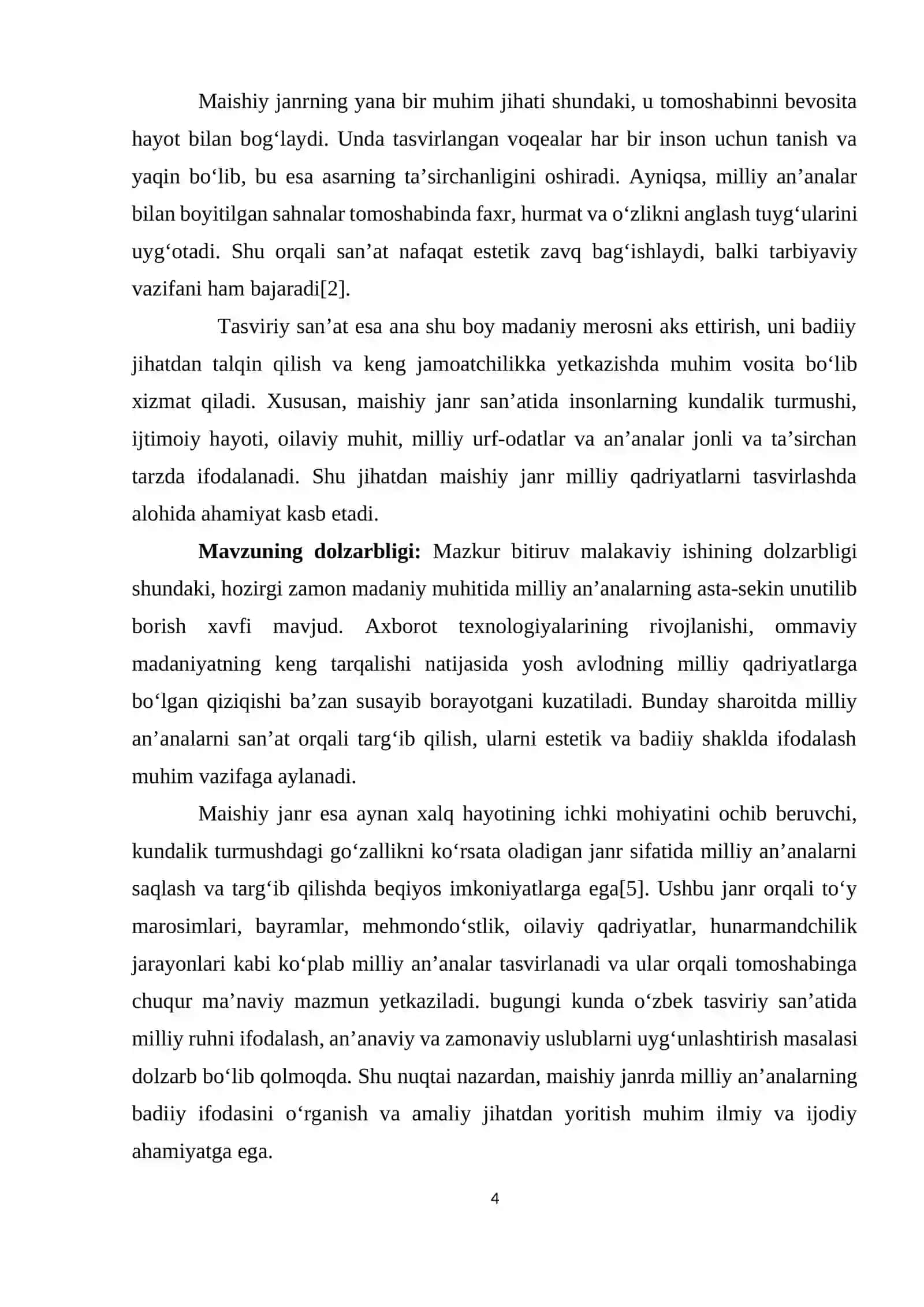 Mаishiy jаnrdа milliy аn’аnаlаrimiz mavzusida kompozitsiya chizish metodikasi 4