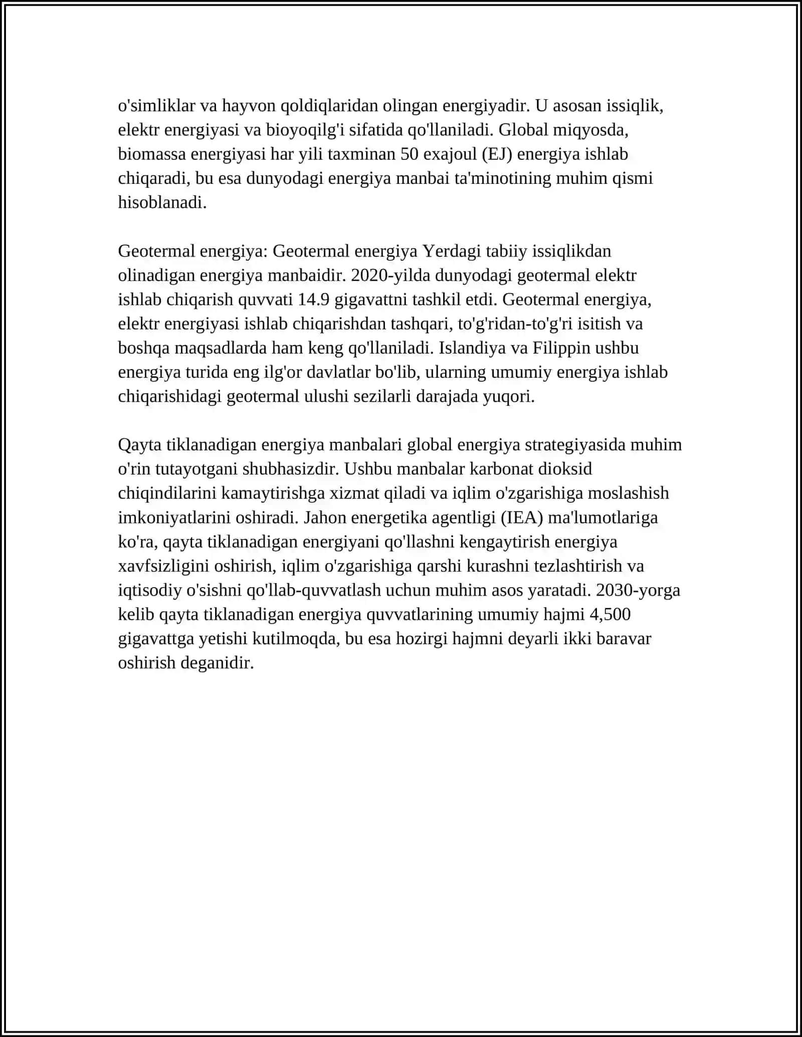 MDH MAMLAKATLARIDA "YASHIL IQTISODIYOT" NI RIVOJLANTIRISH STRATEGIYASINING USTIVOR YOʻNALISHLARI 4