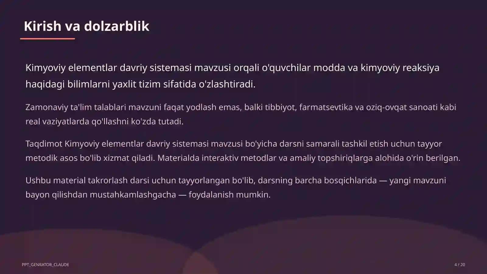 Kimyoviy elementlar davriy sistemasi (8-sinf) 4