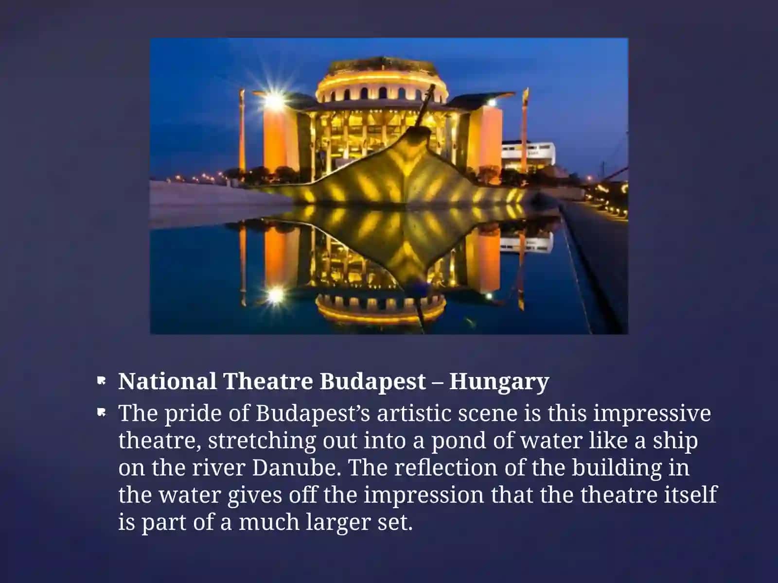 THE WORLD’S TOPMOSTUNUSUALTHEATRES 4
