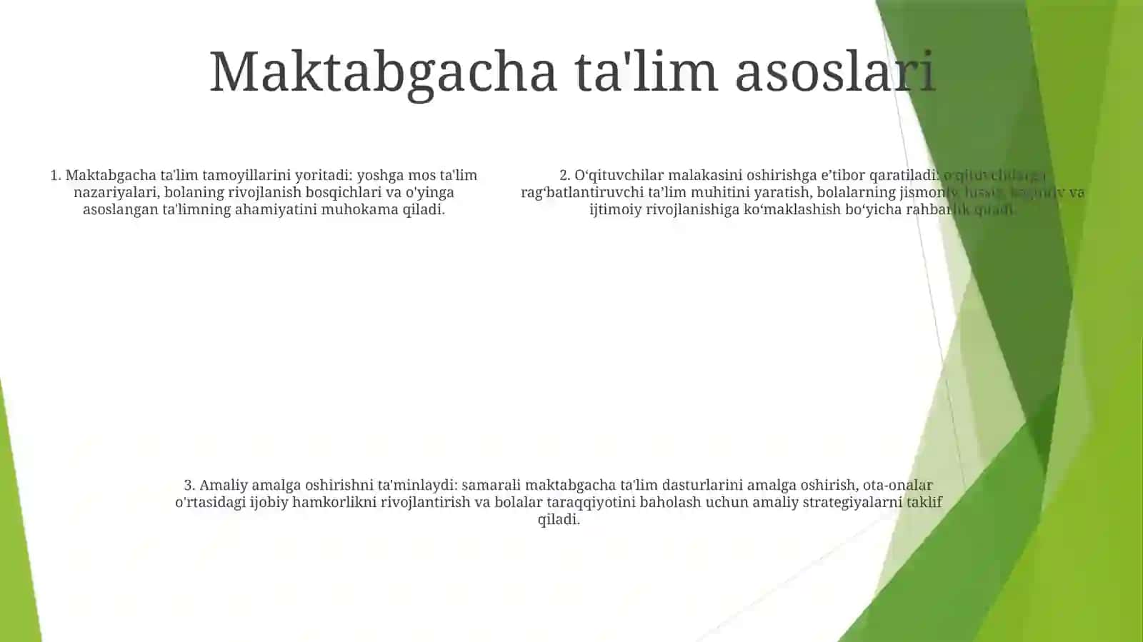 Bolalar Pedagogikasida Tarbiya 4