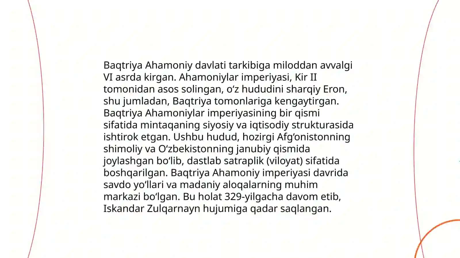 Baqtriya Eron Ahamoniylari 4