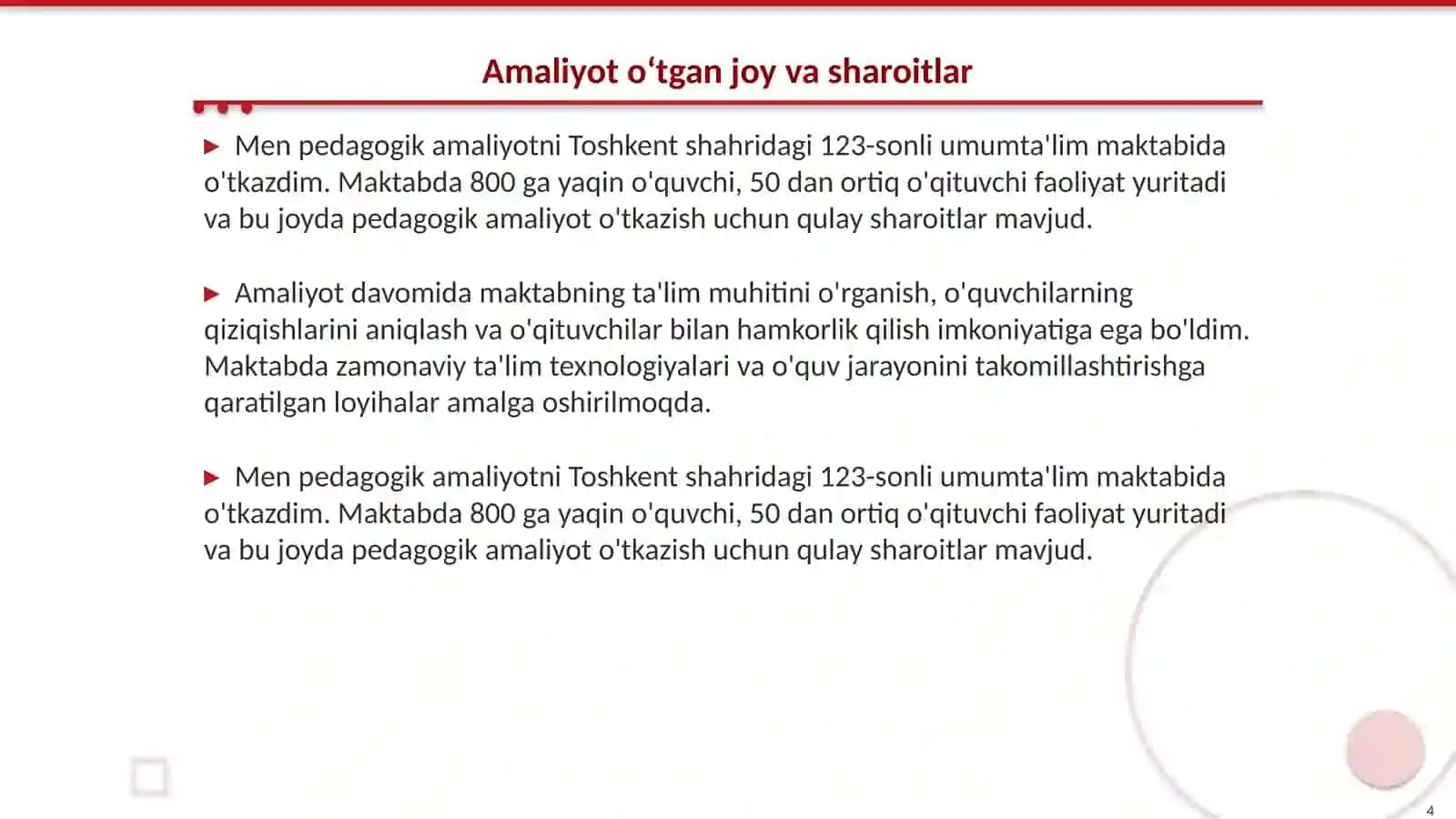 OTM rahbariga pedagogik amaliyotni o'taganligim haqida ma'lumotnoma 4