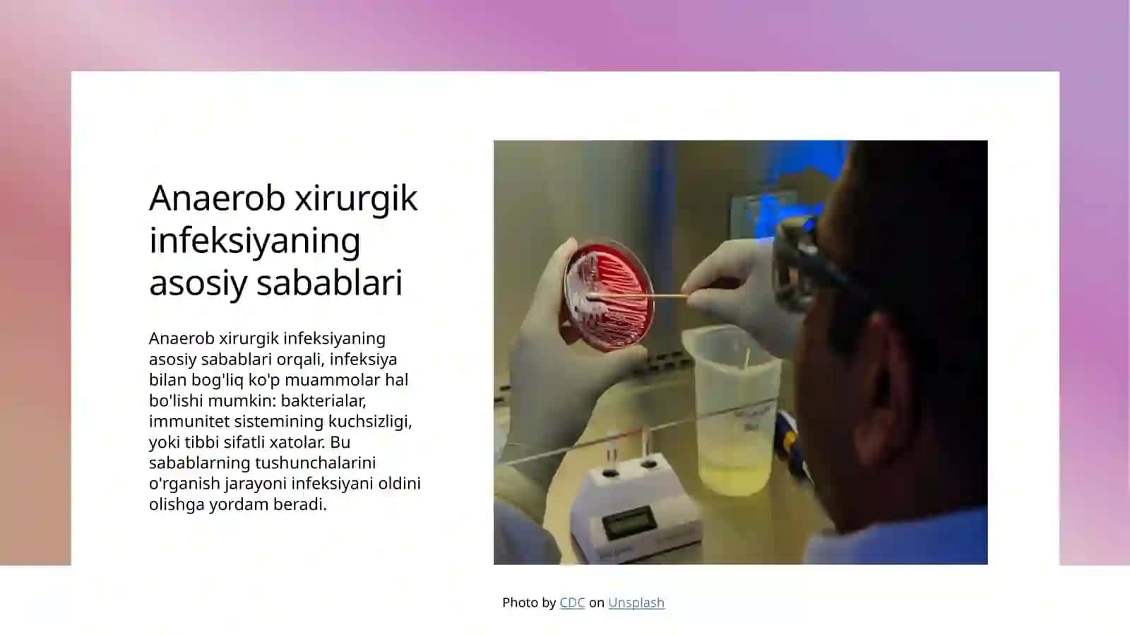 O'tkir anaerob xirurgik infeksiya 4