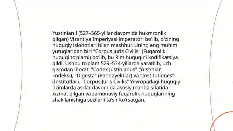 Fuqarolik huquqining rivojlanishida hissa qoʻshgan milliy va horijiy olimlar (antik davrdan hozirga qadar) 4