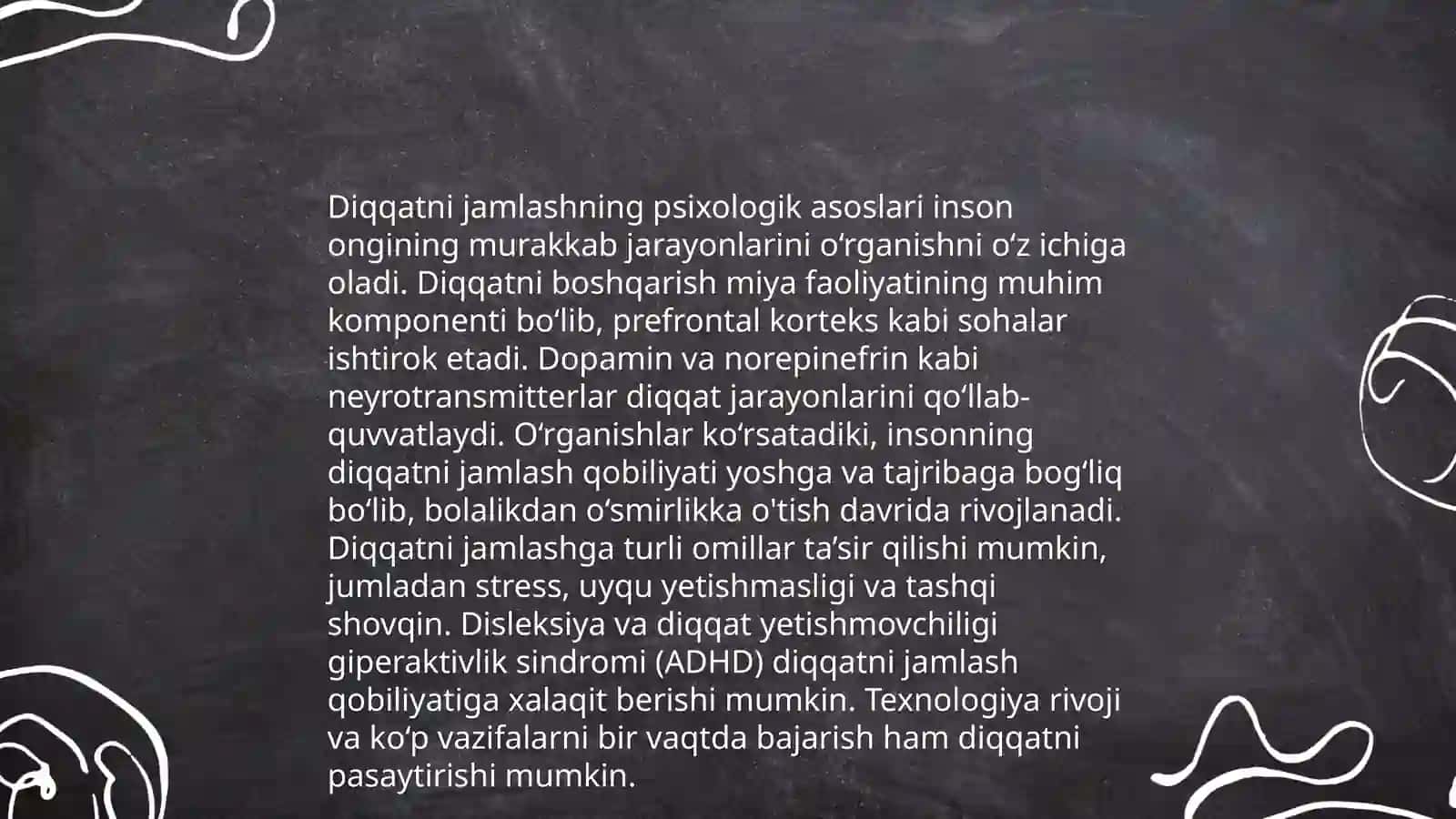 Diqqat, sezgi, xotira, idrok psixologiyasi 4