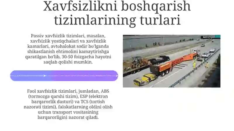 Avtomobil transportida xavfsizlikni nazorat qilish tizimlari 4