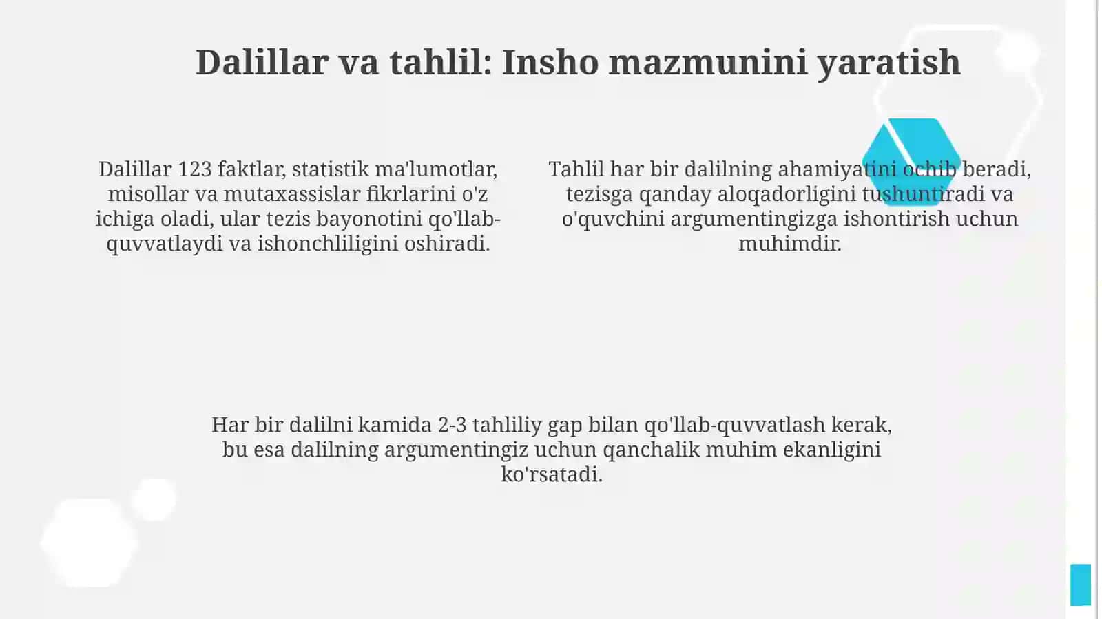 Esse yozish 4